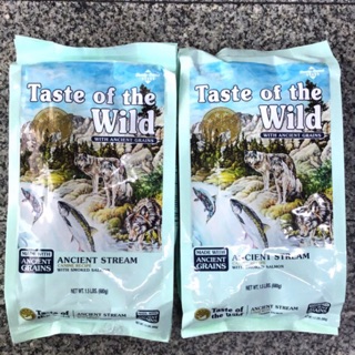 🔥1 แถม 1🔥 Taste of the wild “Ancient Stream” เหมาะสำหรับสุนัขทุกสายพันธุ์✴️2 ขนาด✴️ (680 กรัม/2.27กก.)