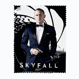 สั่งทำ ผ้าเช็ดแว่นตา ผ้าเช็ดแว่น ผ้าเช็ดเลนส์ ผ้าเช็ดจอ ภาพยนตร์ หนัง James Bond Skyfall พลิกรหัสพิฆาตพยัคฆ์ร้าย 007