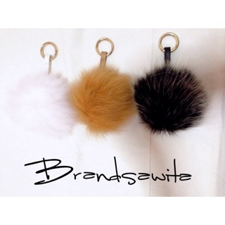 Fur fox pompom💄large size