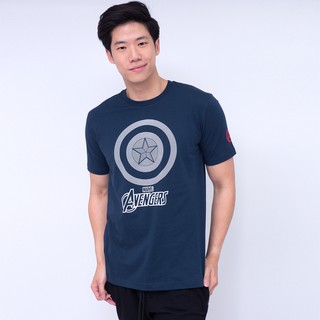 Marvel Mens UV Sensitive T-Shirt เสื้อ มาร์เวลอเวนเจอร์ เทคนิคสียูวีเปลี่ยนสีเมื่อโดนแดด สินค้าลิขสิทธ์แท้100% characte