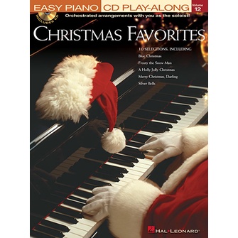 CHRISTMAS FAVORITES Easy Piano CD Play-Along Volume 12