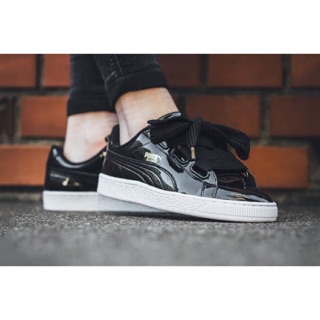 Puma basket heart patent wn’s black