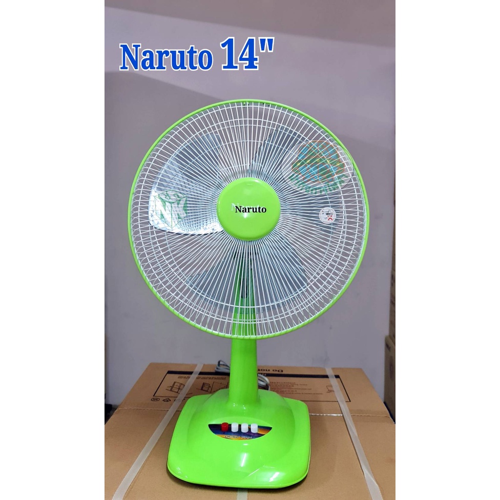 พัดลมนารูโตะ Naruto 14 นิ้ว ตั้งโต๊ะ พัดลมราคาถูก