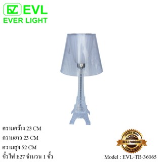 EVL โคมไฟตั้งโต๊ะ โคมไฟห้องนอน โคมไฟอ่านหนังสือ E27 จำนวน 1 ขั้ว รุ่น EVL-TB-36065