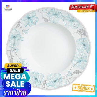 จาน FINE PORCELAIN ลึก 9" KECH WINTER SKYFINE PORCELAIN DEEP PLATE 9" KECH WINTER SKY