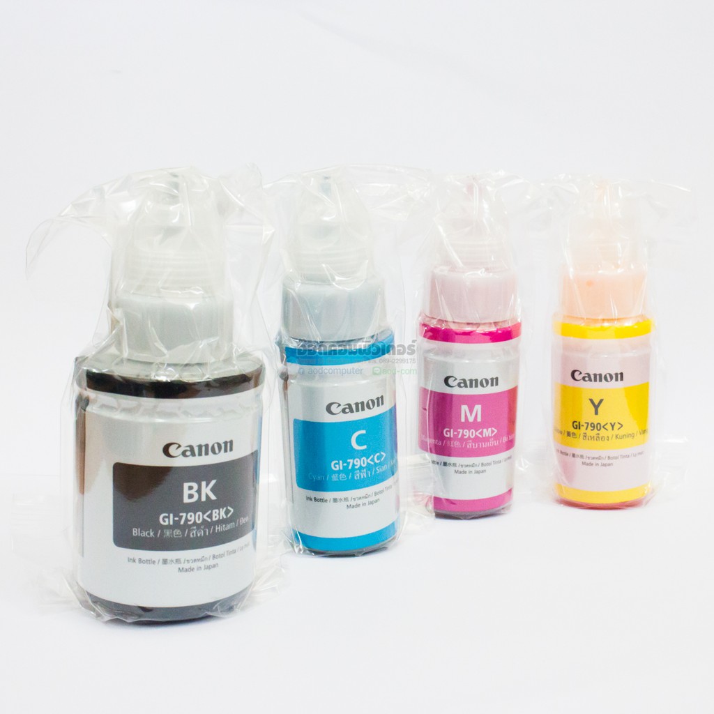 น้ำหมึกแท้ Canon GI-790 (ไม่มีกล่อง) Canon G Series