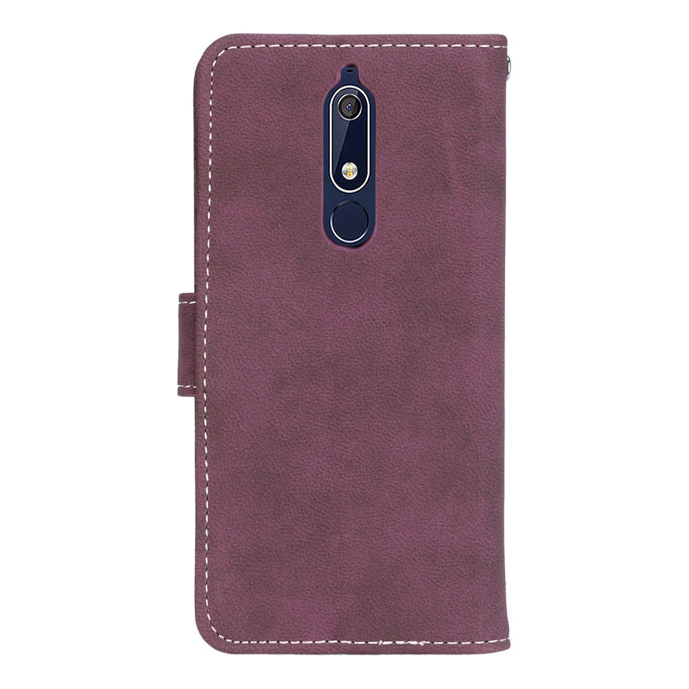 เคสโทรศัพท์มือถือหนัง Pu แบบฝาพับสไตล์วินเทจสําหรับ Nokia 5.1 Nokia5.1 #8