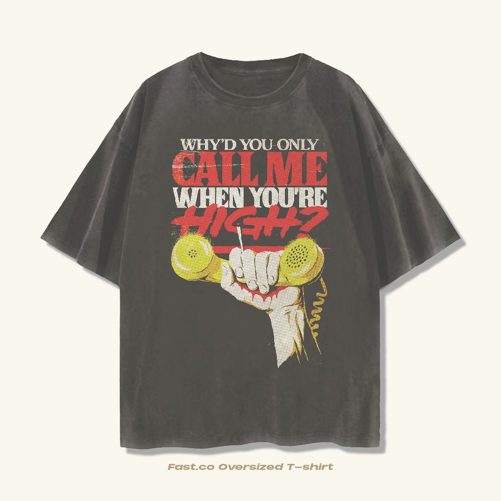 เสื้อยืด Arctic Monkeys เสื้อยืดโอเวอร์ไซส์ | ARCTIC MONKEYS ทําไมคุณเท่านั้น call me เสื้อยืด Overs