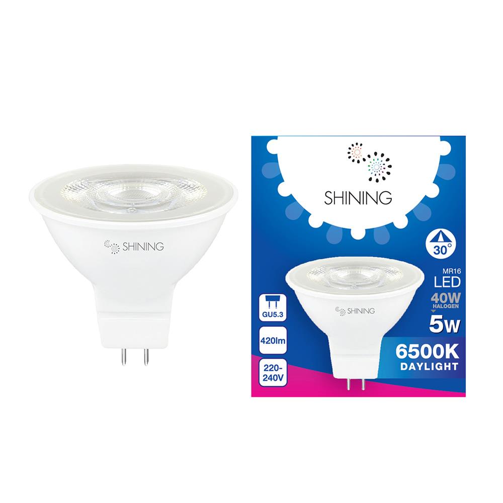 หลอด LED MR16 5W 220V DAYLIGHT TOSHIBA