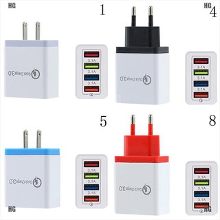 Hgx 4 พอร์ต 3a อะแดปเตอร์ชาร์จเร็ว 3.0 usb เหมาะสําหรับ