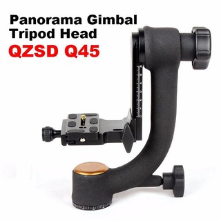 QZSD Q45 By Mastersat Professional 360-degree Panorama Gimbal Tripod Head Bird-Swing Quick Release Plate For DSLR Video