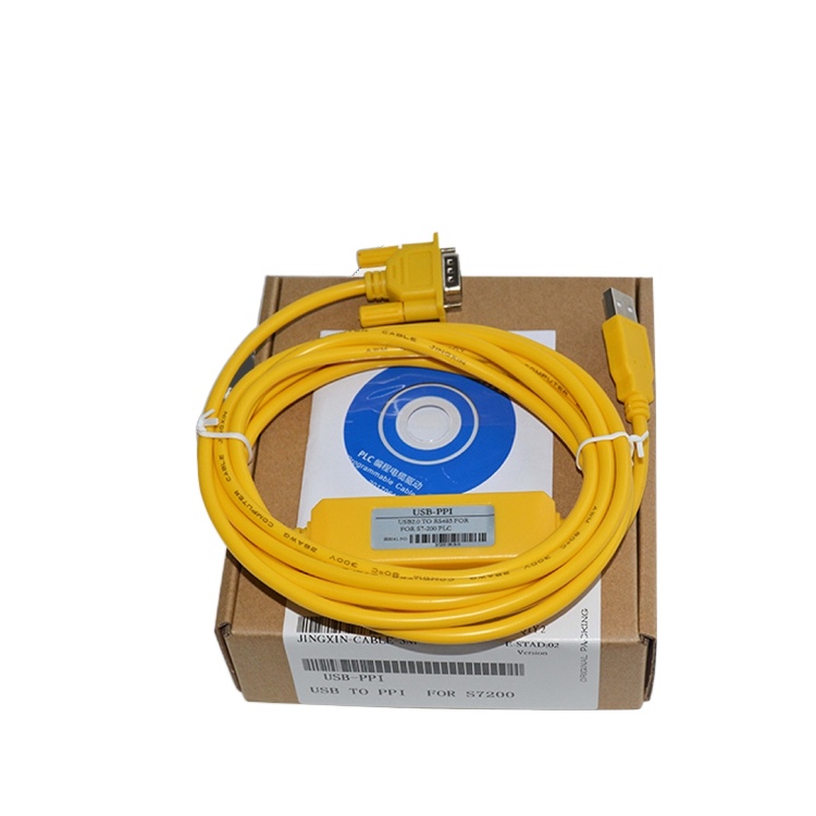 USB-PPI, Yellow Second-Generation Siemens S7200 PLC สายดาวน์โหลดการเขียนโปรแกรม รองรับ WIN7