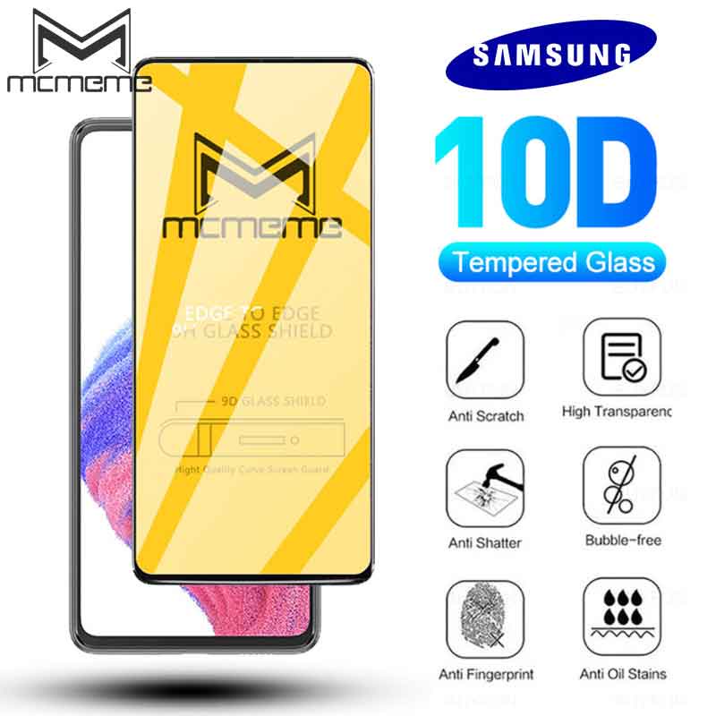 ฟิล์มกระจกนิรภัย เต็มจอ 9D แบบแก้ว กาวเต็มแผ่น สำหรับ Samsung Galaxy A55 A35 A06 A16 A05s A05 A54 A15 A25 A24 A14 A34 A04e A04s A04 A52s A53 A13 A23 A73 A33 A03s A03 A22 A12 A32 A42 A52 A72 A02s A02 5G 4G