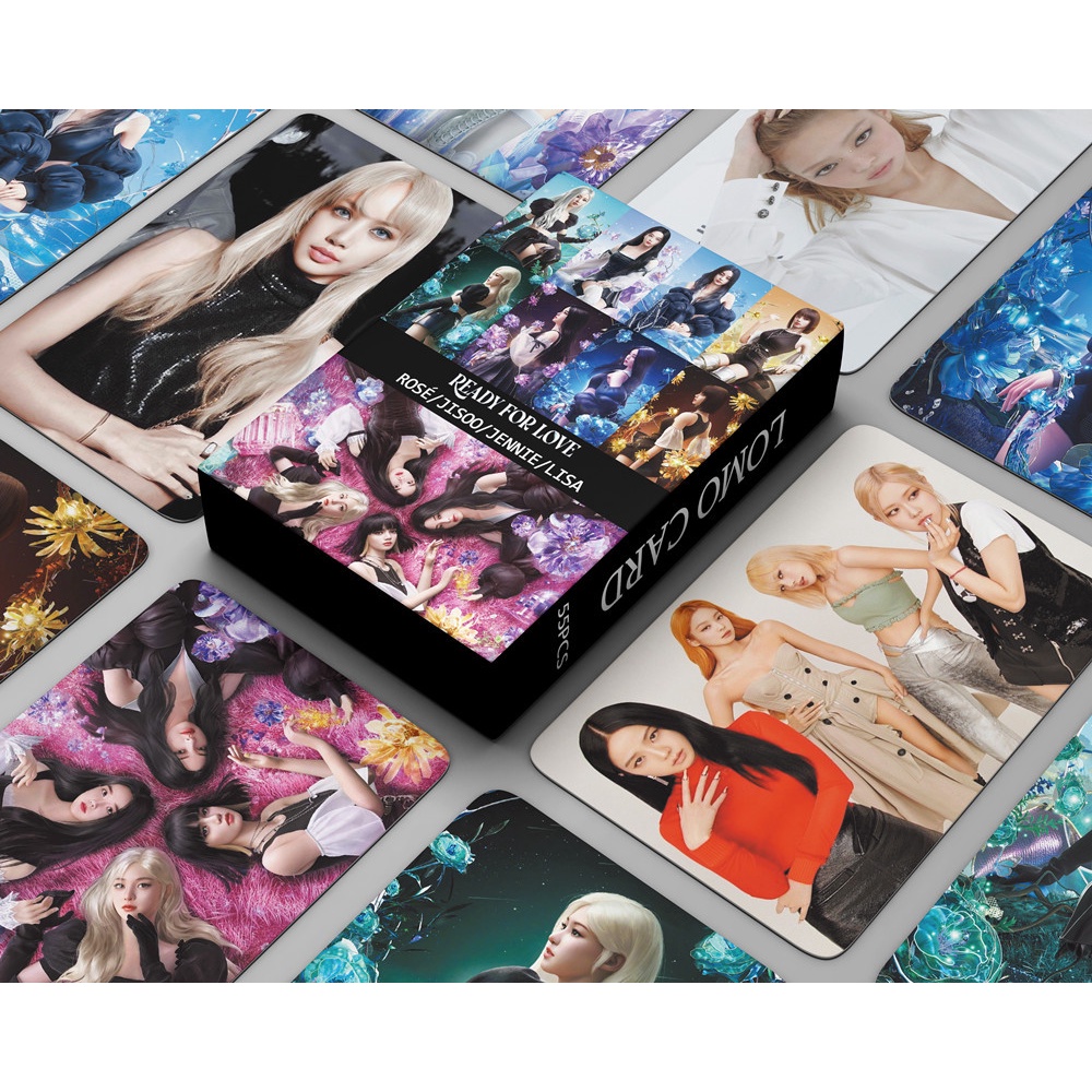 LOMO CARD BLACKPINK Ready for love แบล็กพิงก์ การ์ดโลโม่ 2 ด้าน ภาพเต็ม ...
