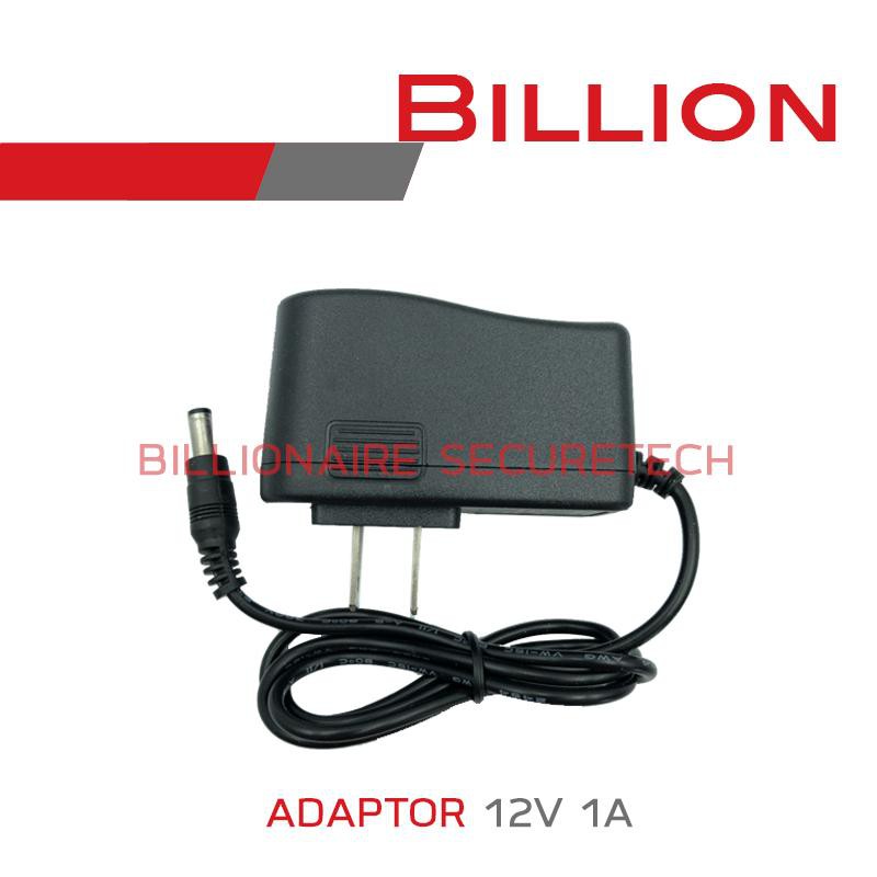 BILLION ADAPTOR 12V 2A BY BILLIONAIRE SECURETECH