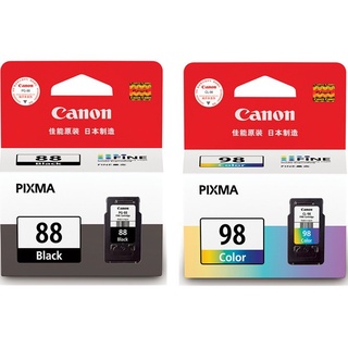 ตลับหมึกอิงค์เจ็ท Canon PG-88 / CL-98 หมึกสีดำ และ หมึกสี ของแท้