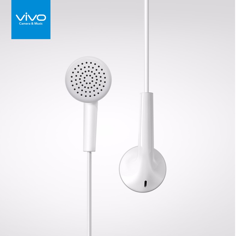 Vivo XE100 หูฟังear bud with Mic ของแท้ รองรับ Vivo เเละ smartphones รุ่นอื่นๆ