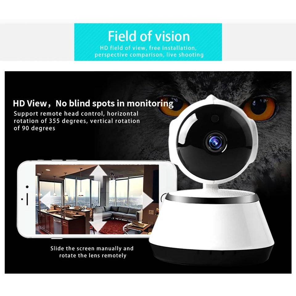 Junanvision V380 PRO กล้องวงจรปิดไร้สาย WiFi IP Camera 1080P มองเห็นในที่มืด