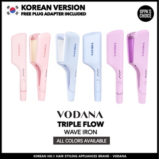 [ใหม่] 🇰🇷 Vodana TRIPLE FLOW WAVE IRON 32 มม. 40 มม