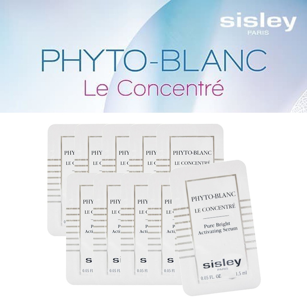 สูตรปรับปรุงใหม่ Sisley Phyto-Blanc Le Concentre Pure Bright Activating Serum เซรั่มลดเลือน ผิวหมองค