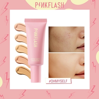 Pinkflash น้ําหนักเบา All - Day รองพื้นเนื้อแมทติดทนนาน