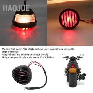 HaoJue Motorcycle Rear Tail Stop Retro Light Lamp Taillight Brake