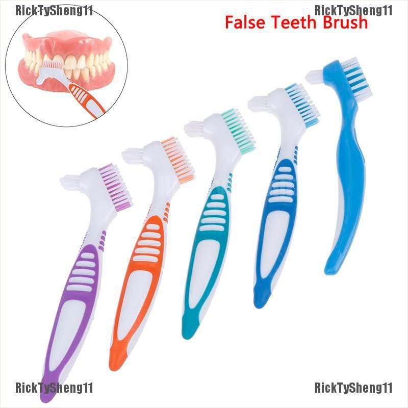 [COD RTS]Denture Cleaning Brush Dedicated Denture False Teeth Brush ...