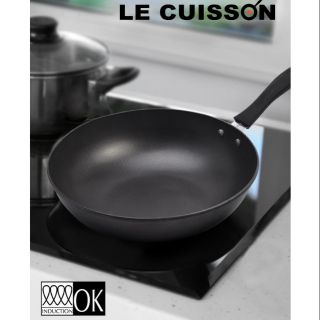 Le Cuisson  กระทะทอด กระทะเคลือบ ขนาด 12 นิ้ว  Frying Pan