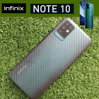 ฟิล์มหลังกันรอย (คละลาย) สำหรับ  Infinix Note 10