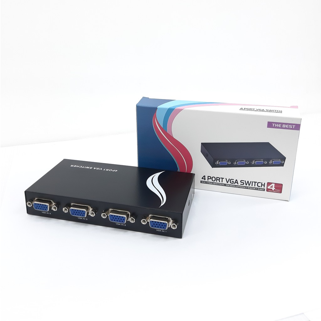 ลดราคา VGA Switch 4 Port สวิตช์ (เข้า4 ออก1จอ) สินค้ามีพร้อมส่ง #ค้นหาเพิ่มเติม ท่นวางโทรศัพท์ Analog To Digital ลำโพงคอม NUBWO PCI Express Card แหล่งจ่ายไฟ PHANTOM