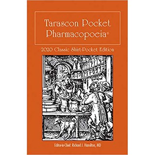 2020 Tarascon Pocket Pharmacopoeia"- ตำรายาฉบับพกพา - ISBN : 9781284196146