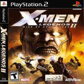 แผ่นเกมส์ PS2 (รับประกันคุณภาพ) X-Men Legends II Rise of Apocalypse (USA)