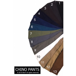 Chino Pants กางเกง ขายาว ทรงกระบอกเล็ก