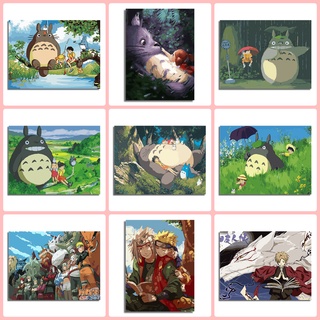 Xz ภาพจิตรกรรมสีน้ํามันลายการ์ตูนญี่ปุ่น Diy ไม่มีกรอบรูปขนาด 16x20 นิ้ว
