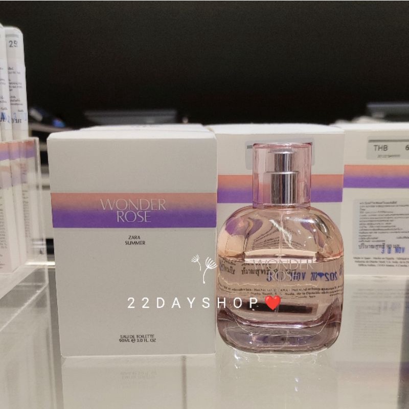 น้ำหอมZara Wonder Rose summer 90ml แท้