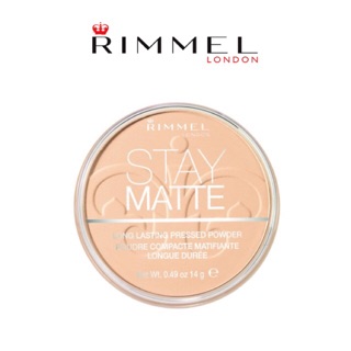 แป้ง Rimmel Stay Matte  Powder 14g. 002, 004, 005, 006, 007,  010