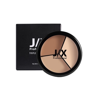 J/x Professional /jx คอนซีลเลอร์ สามสี ปกปิดจุดด่างดํา รอยสิว รอยคล้ําใต้ตา แต่งหน้า สําหรับใบหน้า