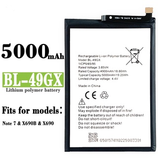 แบตเตอรี่ Battery Infinix Note 7 BL-49GX X690 รับประกันสินค้า 6 เดือน