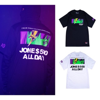 เสื้อยืดผ้าฝ้ายพิมพ์ลายขายดีราคาต่ำสุดjone500 เสื้อโจร500 รุ่น eye to eyeball (รุ่นหมดไวสุด😜 ขอแถมสติคเกอร์รุ่นพิเศษเช่