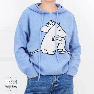 เสื้อลาย Moomin มีฮู้ดน่ารักก