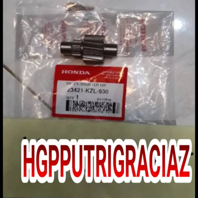 เคาน์เตอร์เพลา 12T บีท scoopy spacy fi 23421KZL930 ori ahmia Gracz