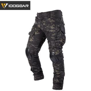 IDOGEAR Tactical G2 Pants with Knee Pads   Trousers MultiCam CP gen2  Multicam Black 3206 อุปกรณ์เกียร์ยุทธวิธีแคมป์ปิ้งและเดินป่า