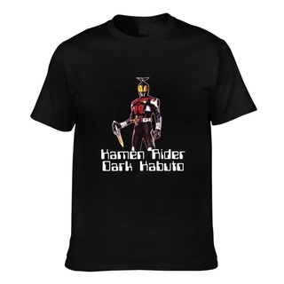 【ผ้าฝ้ายแท้】เสื้อยืดแขนสั้นลําลอง คอกลม ผ้าฝ้าย 100% พิมพ์ลาย Kamen Rider Dark Kabuto ทรงหลวม เหมาะกับของขวัญ แฟชั่นสําห