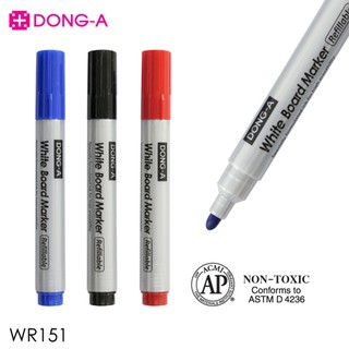 DONG-A White Board Marker ปากกาไวท์บอร์ด 12ด้าม/กล่อง