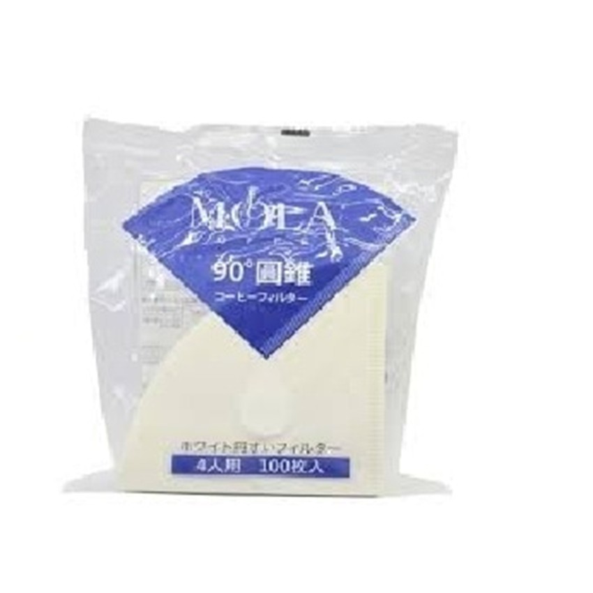 กระดาษกรองกาแฟ V60 สีขาว MOLA กระดาษกรอง V02 กรองกาแฟ V60 กระดาษกรอง V60 V02 BLEACH