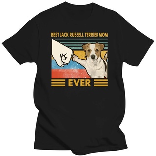 [COD]เสื้อยืดแขนสั้นลําลอง ผ้าฝ้าย 100% พิมพ์ลาย Cool Best Jack Russell Terrier Dad Ever สําหรับผู้ชาย