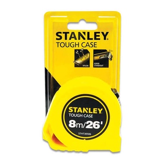 ตลับเมตร STANLEY ขนาด 8 เมตร รุ่น tough case 8m/26 คุณภาพสูง ทนต่อแรงกระแทก