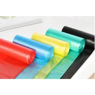 🔨🔨HDR🔨🔨 พร้อมส่ง ถุงขยะ พกพา ถุงขยะใบขนาด 45×50cm 1แพ็ค5ม้วน 100ใบ เนื้อเหนียว ไม่สกปรก