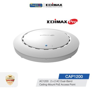 EDIMAX (CAP1200) 1200Mbps  2x2 AC Dual-Band Ceiling-Mount PoE Access Point