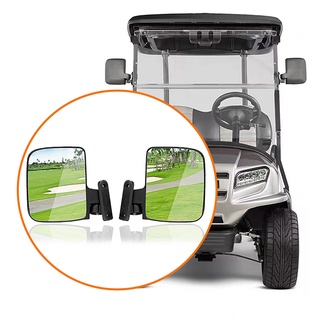 กระจกมองข้าง แบบพับได้ ไม่ต้องเจาะ สําหรับรถกอล์ฟ Club EZGO Yamaha Star Cart